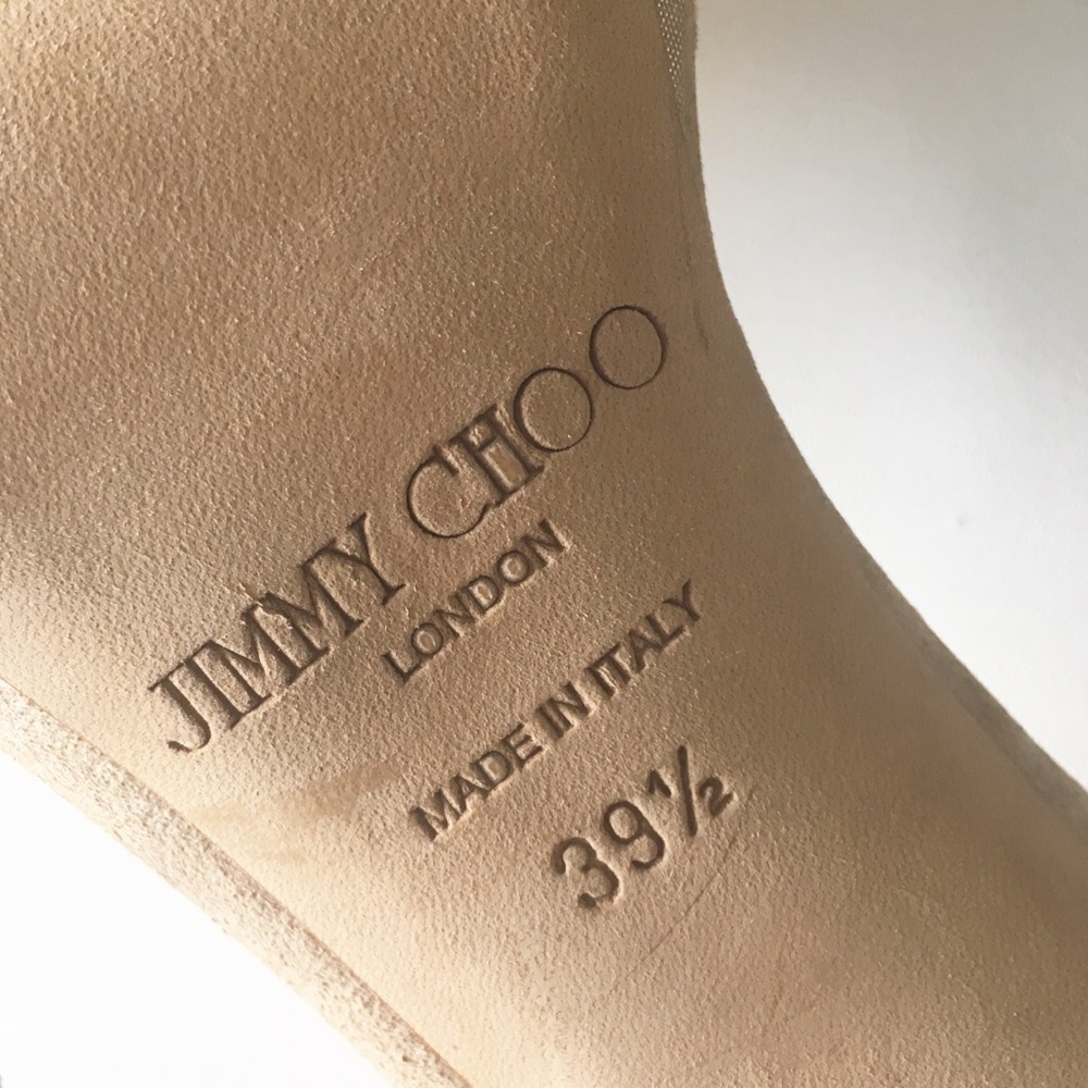 🍾🆕 Jimmy Choo ღ Shimmer Platform Stiletto Heels - Picture 8 of 8